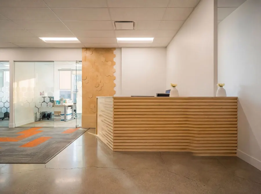 Reception at the Mortgage Offices fit-out, White Rock